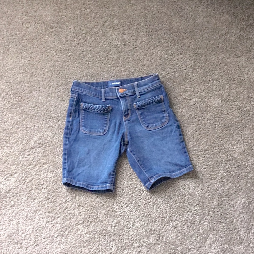Blue front pocket shorts from old navy
